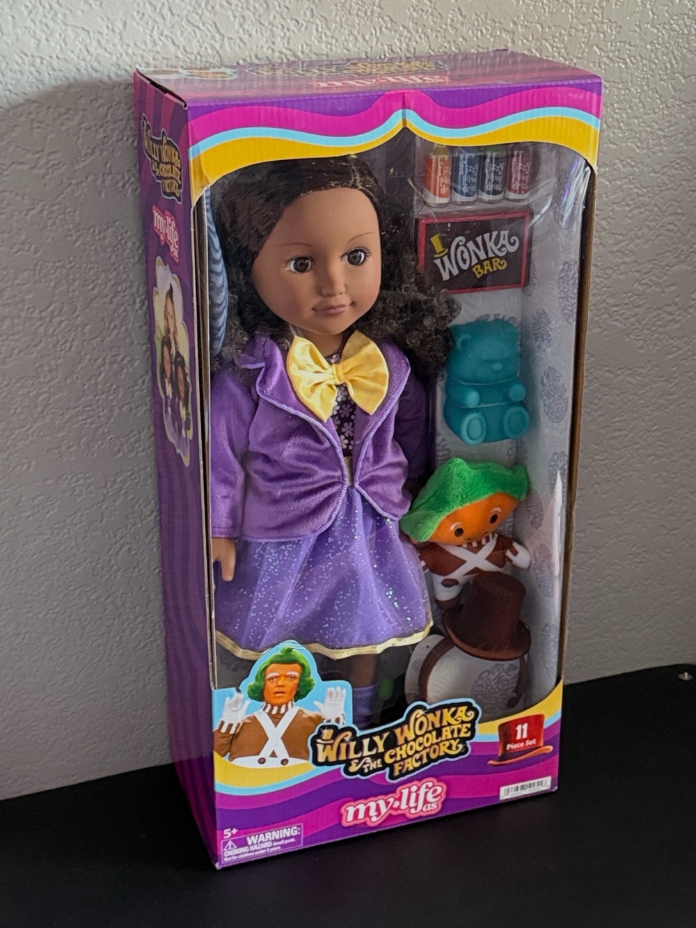 NIB My Life As Willy Wonka & The Chocolate Factory New 18"
Doll Play Set